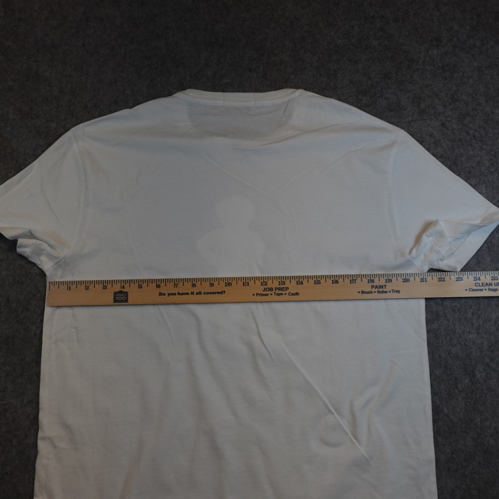 Polo Ralph Lauren Shirt Mens Medium White Bear Skiing Fair Isle Classic Cotton - Picture 8 of 10